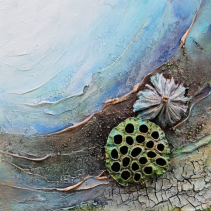 Mischtechnik auf Leinwand