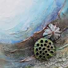 Mischtechnik auf Leinwand